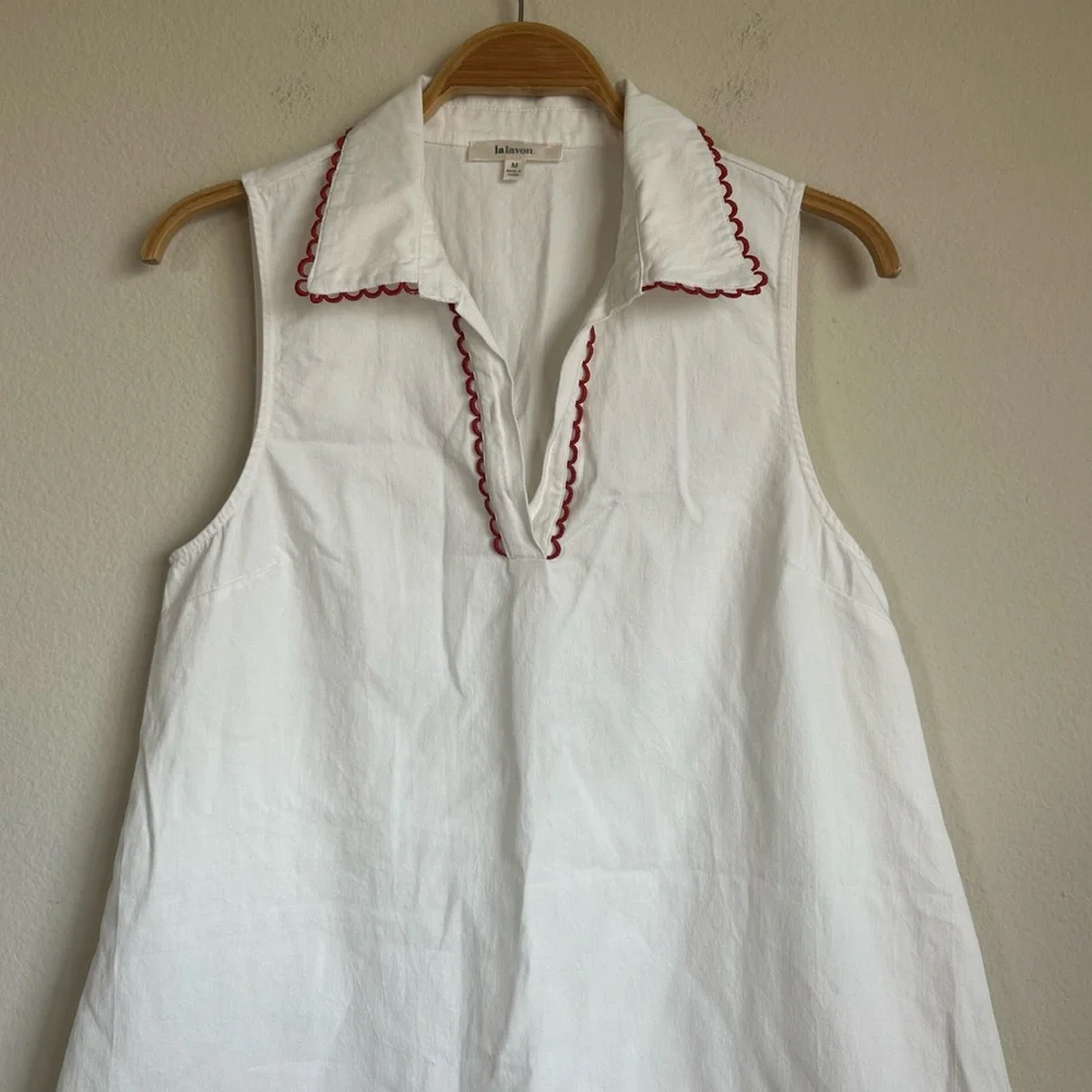 La Lavon Embroidered Sleeveless Dress - Picture 4 of 12